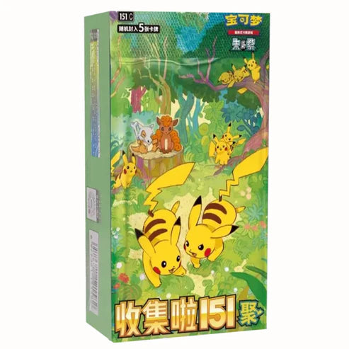 Pokémon: Collect 151 Gathering Slim Booster Box (15 Pack) (CH) Öppnas Live