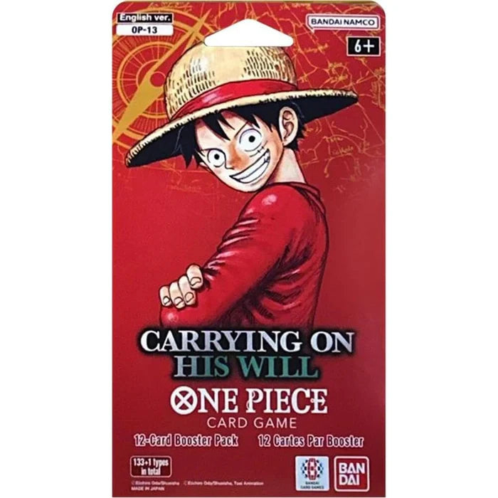 One Piece Card Game: Carrying on His Will Sleeved Booster Pack (OP-13) Öppnas Live