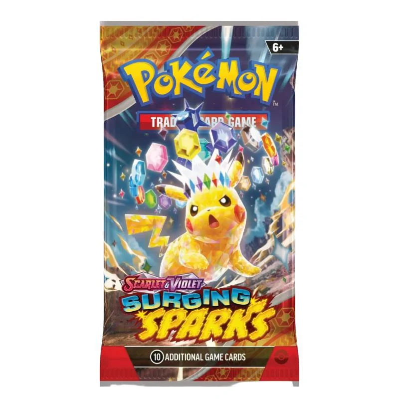 Scarlet & Violet 8: Surging Sparks Booster Pack Öppnas Live (PACK BATTLE)