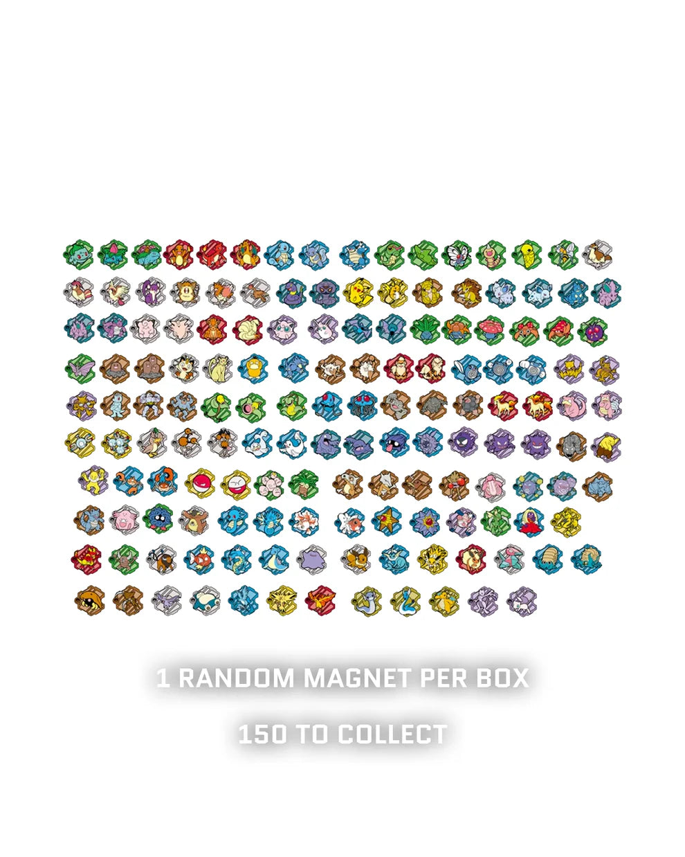 Collect 151 Journey Puzzle Magnet Blind Box (Kinesisk) Öppnas Live